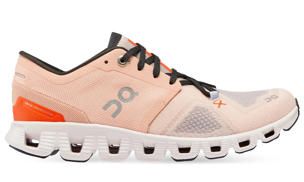 On Cloud X 3 Pink Lightweight Breathable Women's Versatile Running Shoes