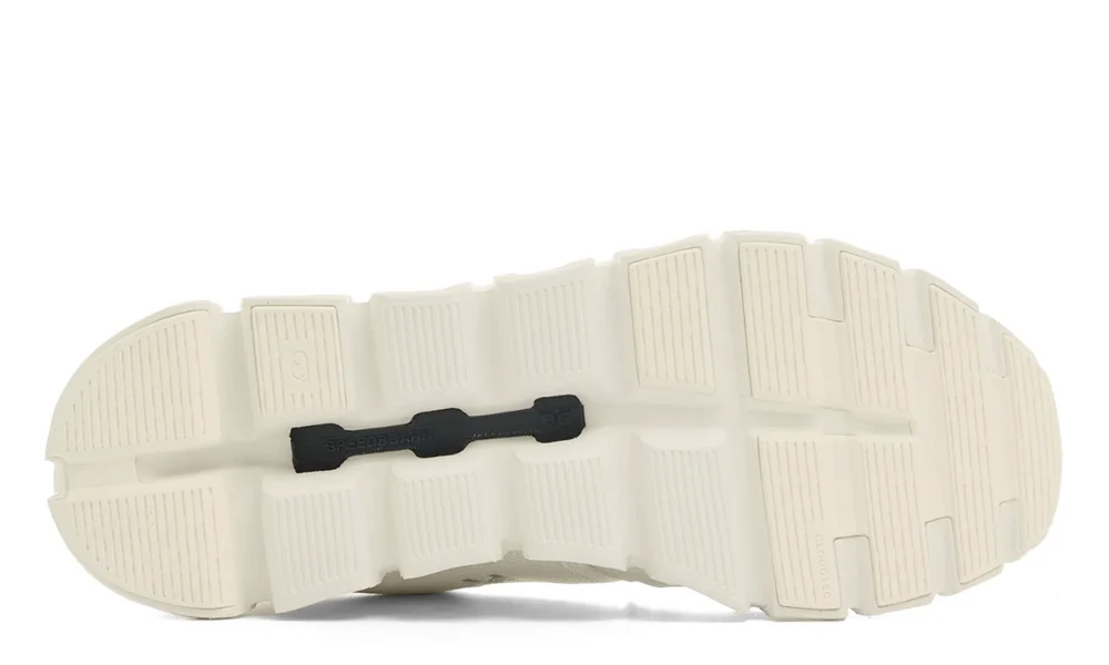On Cloud 6 Waterproof Men's White Running Shoes CloudTec Sole