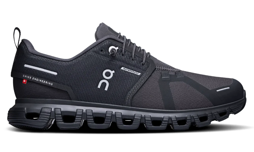On Cloud 6 Waterproof All-Day Performance Running Shoes Black Black