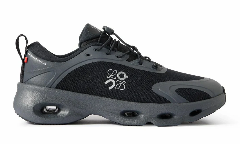 Loewe x On Running Cloudsolo Black Mesh Performance Running Sneakers