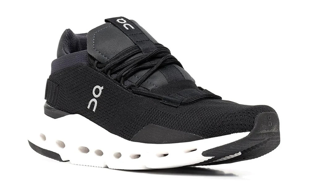 On Running Cloudnova Women's Grey Tech Fabric Performance Sneakers