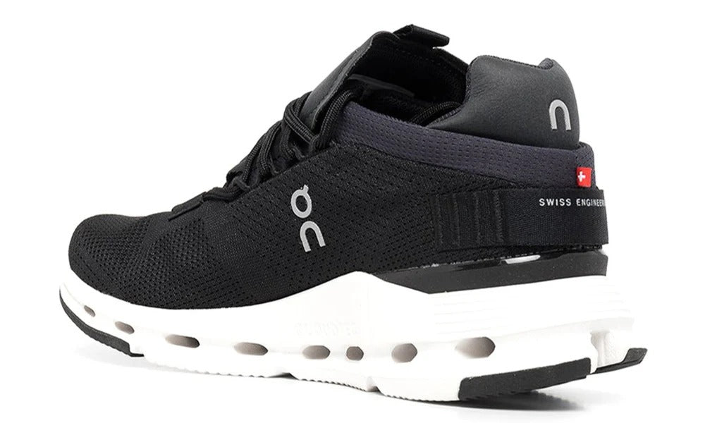 On Running Cloudnova Women's Grey Tech Fabric Performance Sneakers