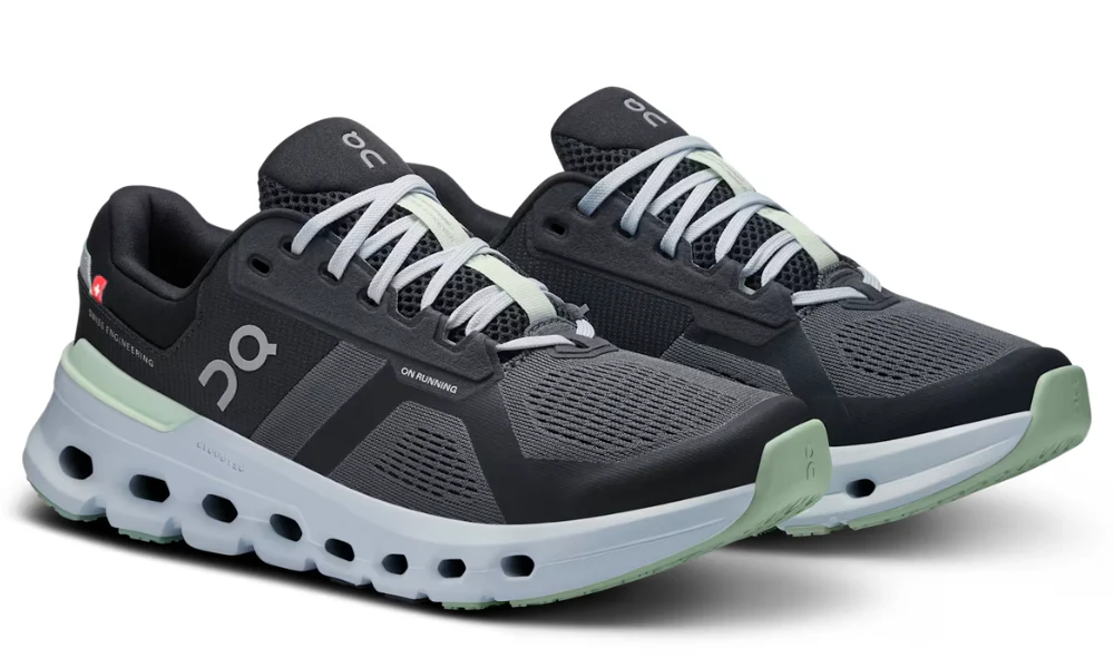 On Running Cloudrunner 2 Grey Lightweight Supportive Road Running Shoes
