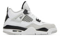 Nike Air Jordan 4 Retro Military Black Leather Basketball Sneakers