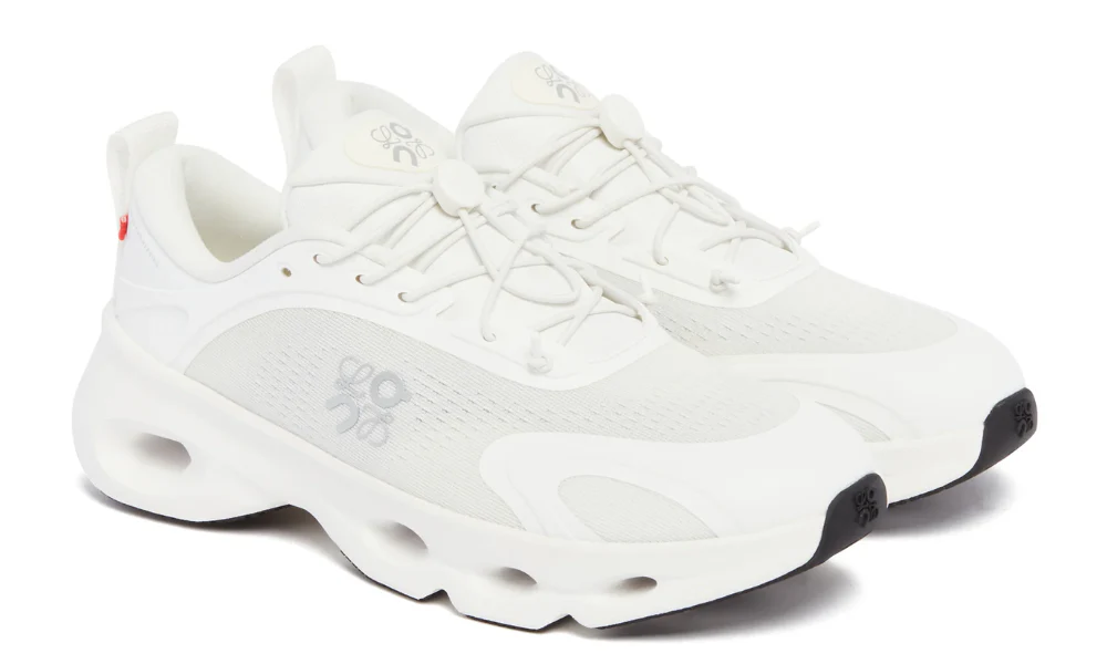 Loewe x On Running Cloudsolo White Performance Technical Mesh Sneakers