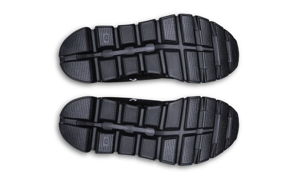 On Cloud 6 Waterproof All-Day Performance Running Shoes Black Black