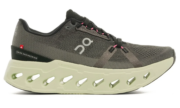 On Cloudeclipse Khaki Light Green Max Cushion Road Running Shoes