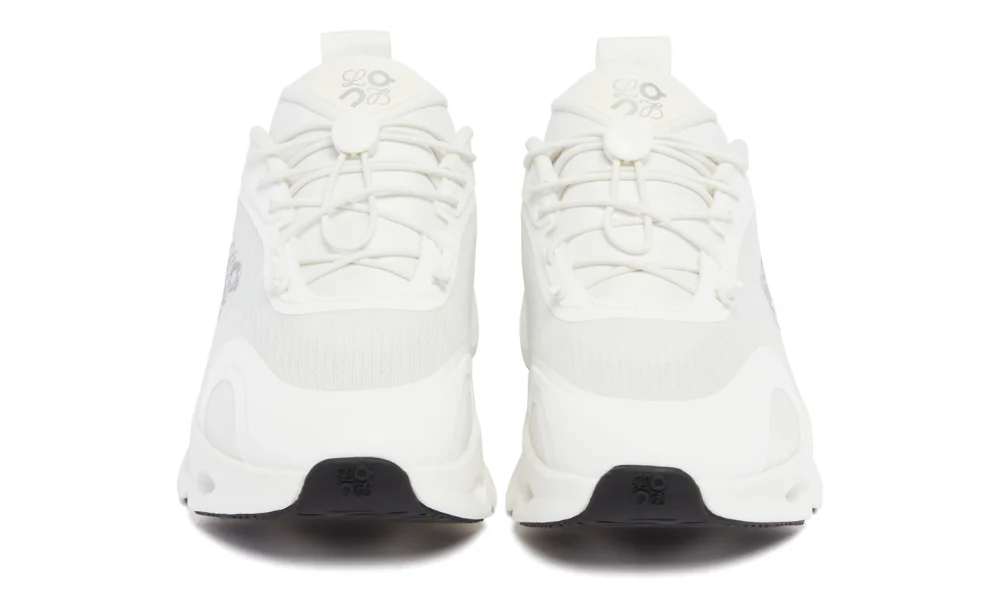 Loewe x On Running Cloudsolo White Performance Technical Mesh Sneakers