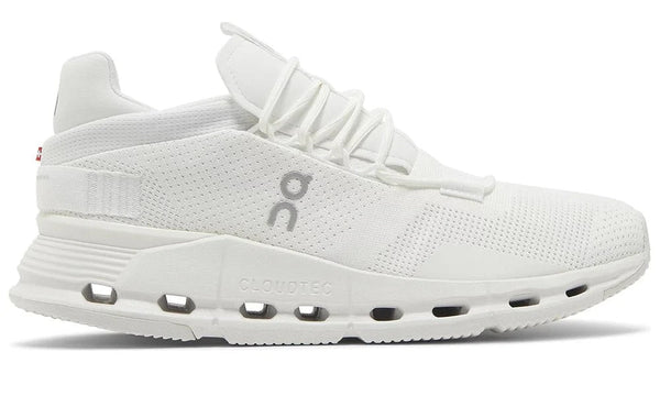On Running Cloudnova Triple White Sneakers with CloudTec Cushioning