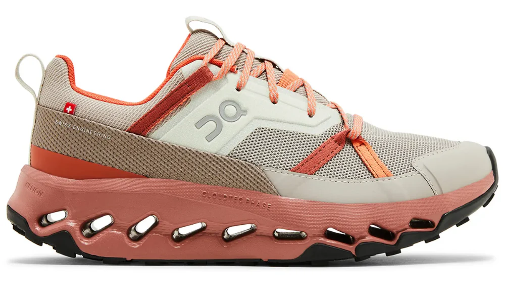 On Running Cloudhorizon Fog Mahogany Ultra-Cushioned All-Terrain Hiking Shoes