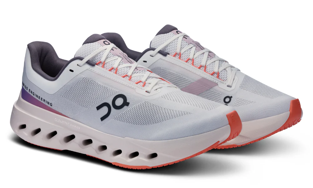 On Cloudsurfer Next White Flame High Performance Running Shoes
