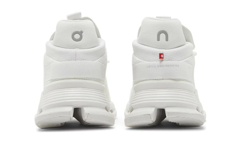 On Running Cloudnova Triple White Sneakers with CloudTec Cushioning