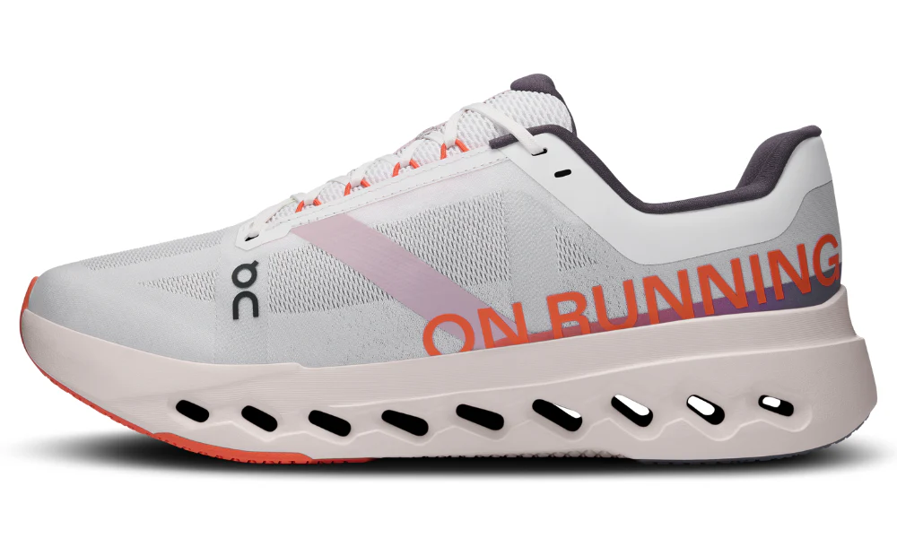 On Cloudsurfer Next White Flame High Performance Running Shoes