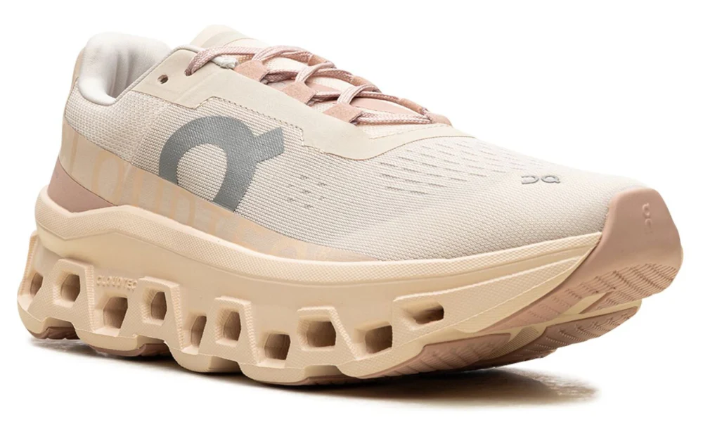 On Cloudmonster 2 Moon Fawn Max Cushion Performance Running Sneakers