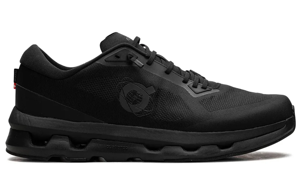 On Running Cloudzone Kith Black Lightweight Breathable Mesh Performance Sneakers