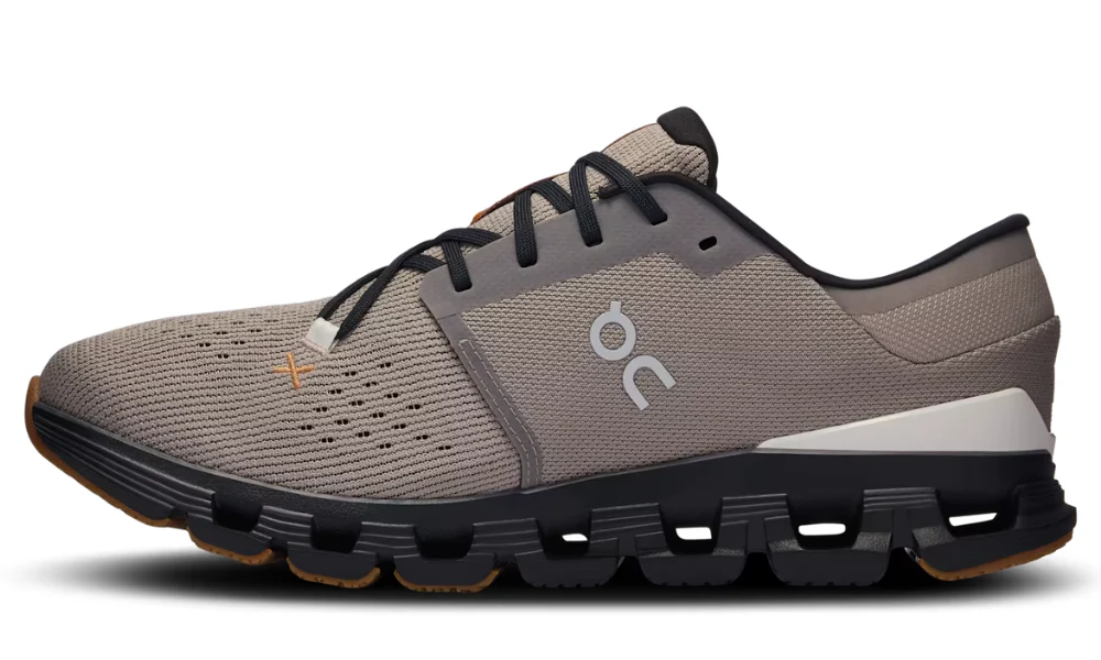 On Cloud X 4 Fog Black Flexible HIIT Training Shoes