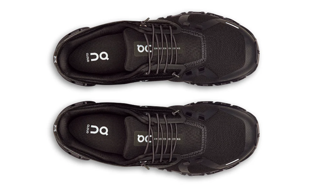 On Cloud 6 Waterproof All-Day Performance Running Shoes Black Black