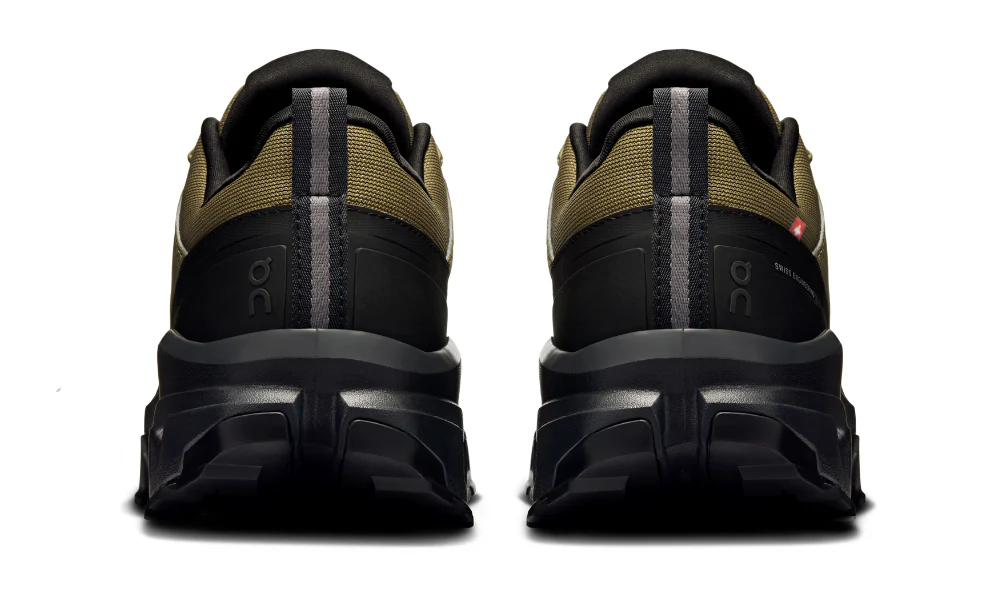 On Cloudrock Low Waterproof Hiking Boots in Hunter Black