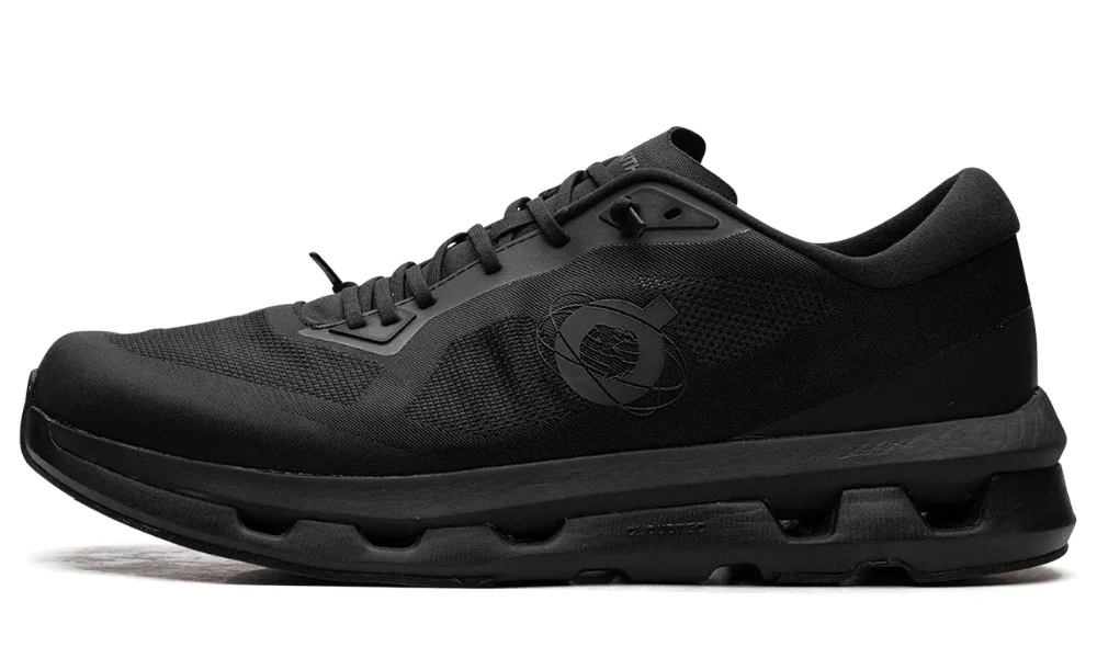 On Running Cloudzone Kith Black Lightweight Breathable Mesh Performance Sneakers