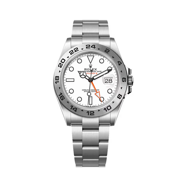 Rolex Explorer II White Dial Oyster Perpetual Men's Luxury Watch
