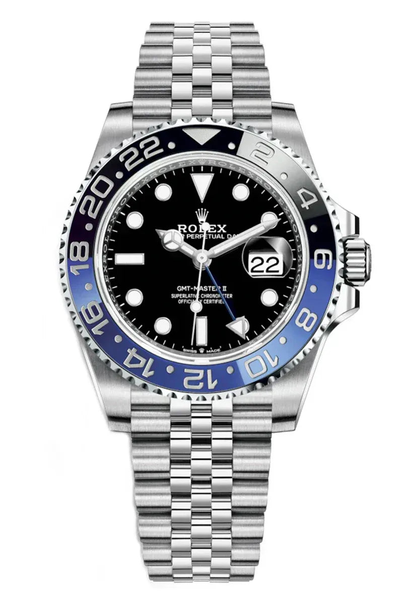 Rolex GMT-Master II 126710BLNR Batgirl Watch with Jubilee Bracelet