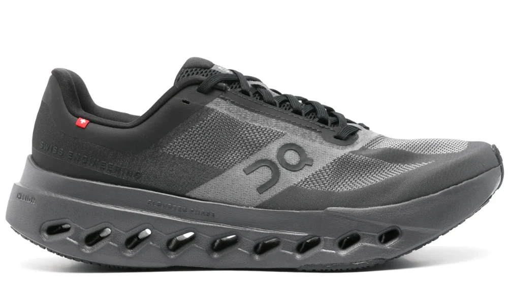 On Cloudsurfer Next Black Effortless Smooth Roll Running Shoes