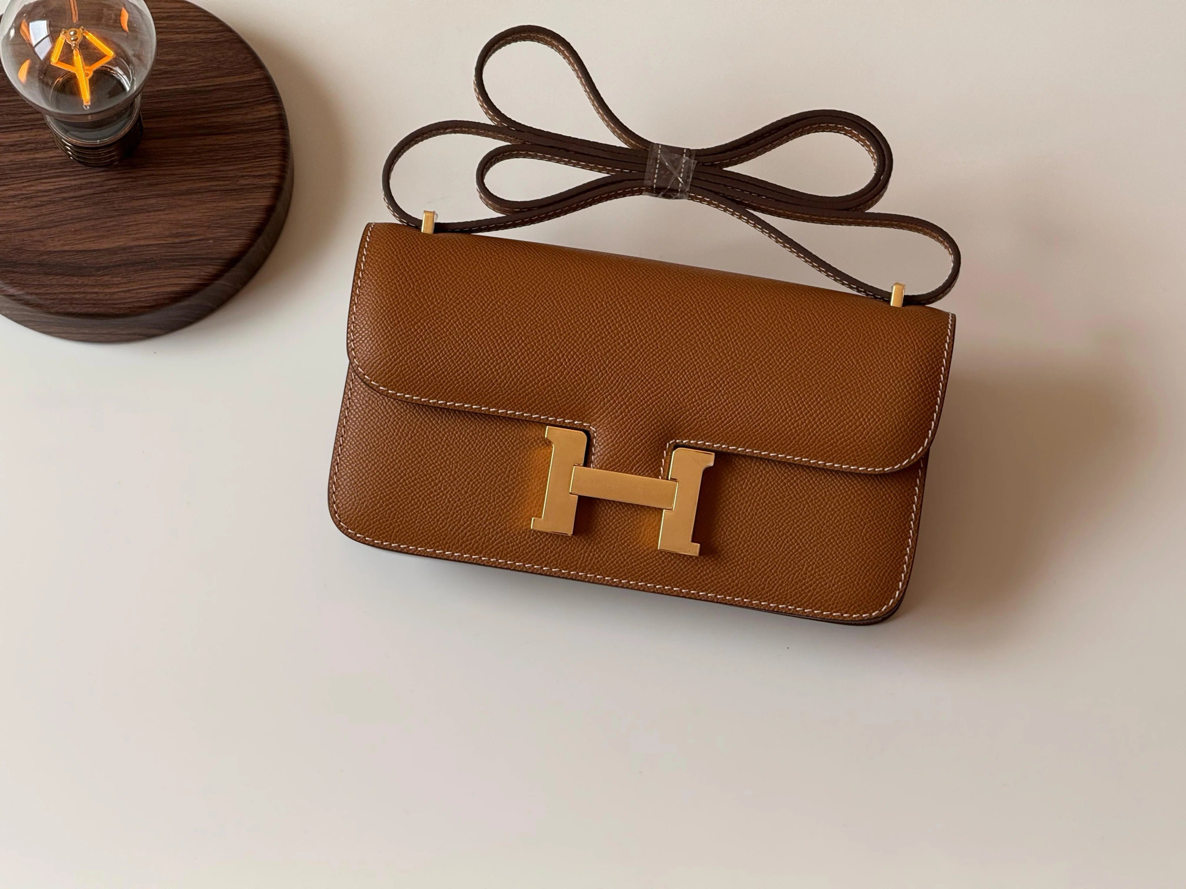 Elegant Hermes Constance Designer Style Handbag With Dust Bag