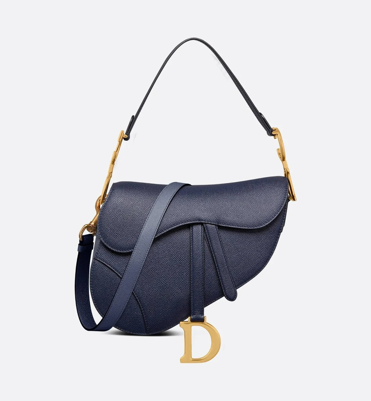 Premium Indigo Blue Saddle Bag with Adjustable Shoulder Strap