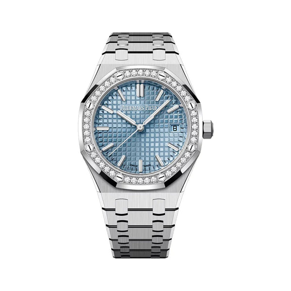Audemars Piguet Royal Oak 34mm Stainless Steel Diamond Ladies Watch
