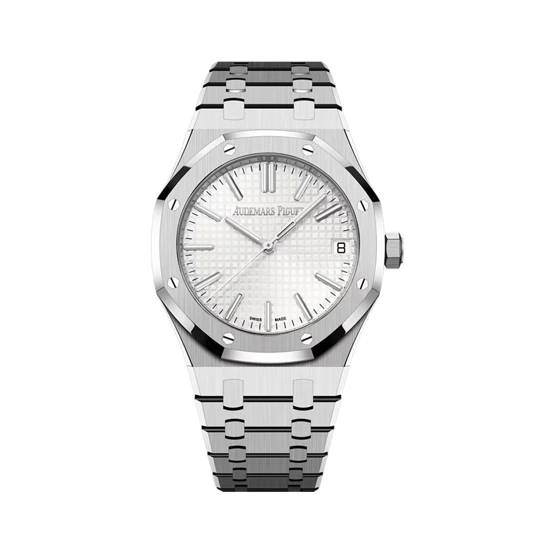 Audemars Piguet Royal Oak White Dial Stainless Steel Watch