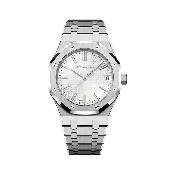 Audemars Piguet Royal Oak White Dial Stainless Steel Watch