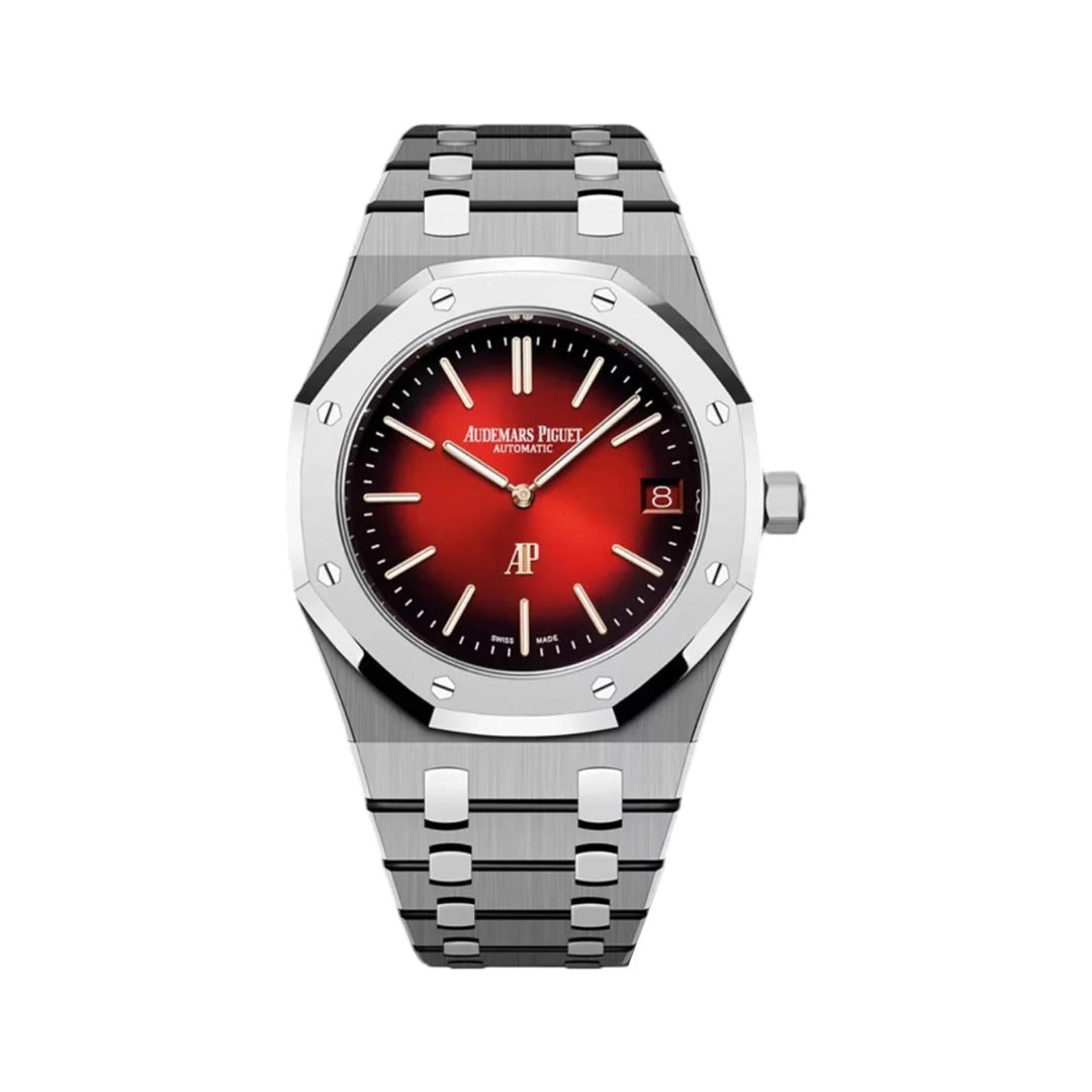 Audemars Piguet Royal Oak Jumbo Extra-Thin Burgundy 39mm Unisex Watch