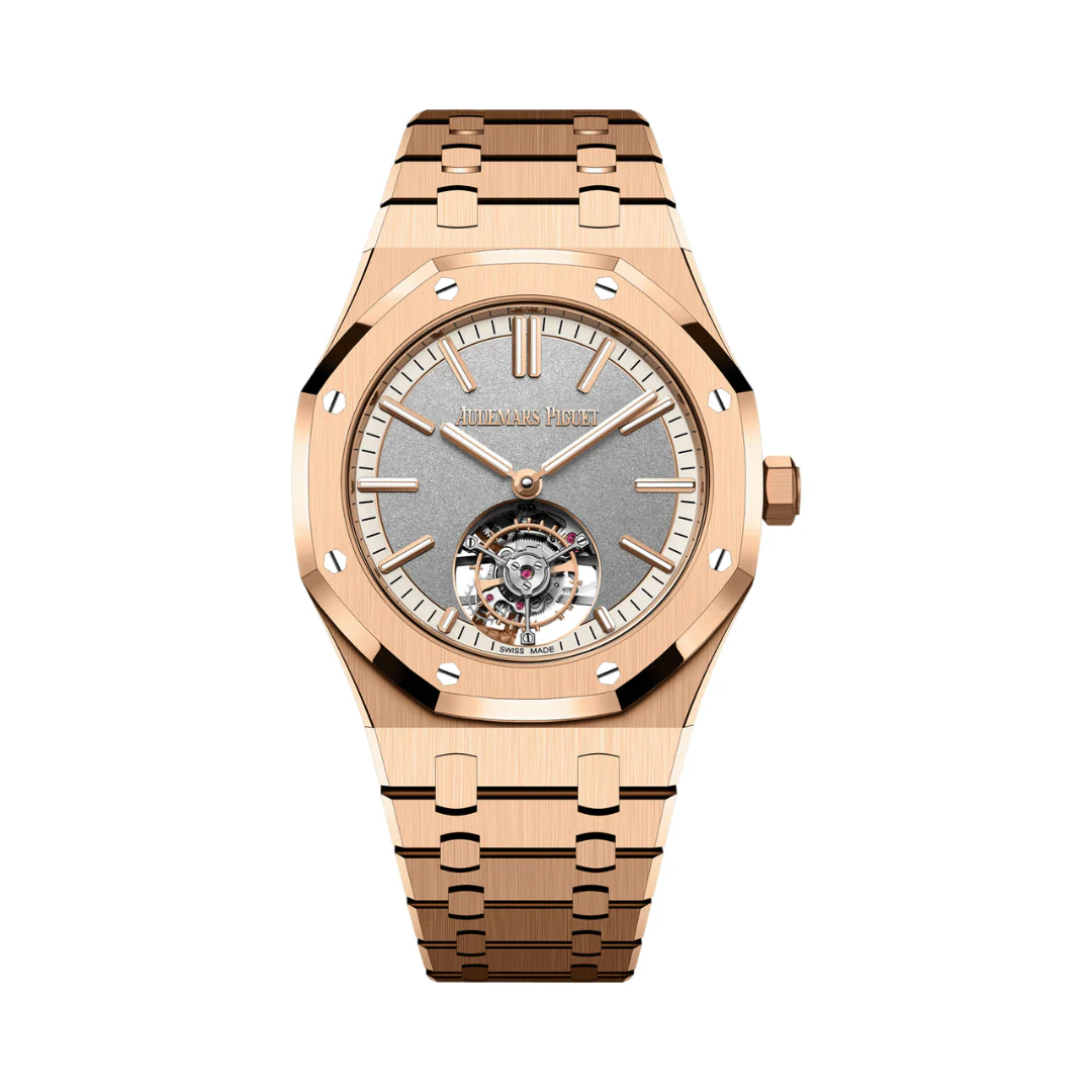 Audemars Piguet Royal Oak Rose Gold Grey Dial Luxury Watch