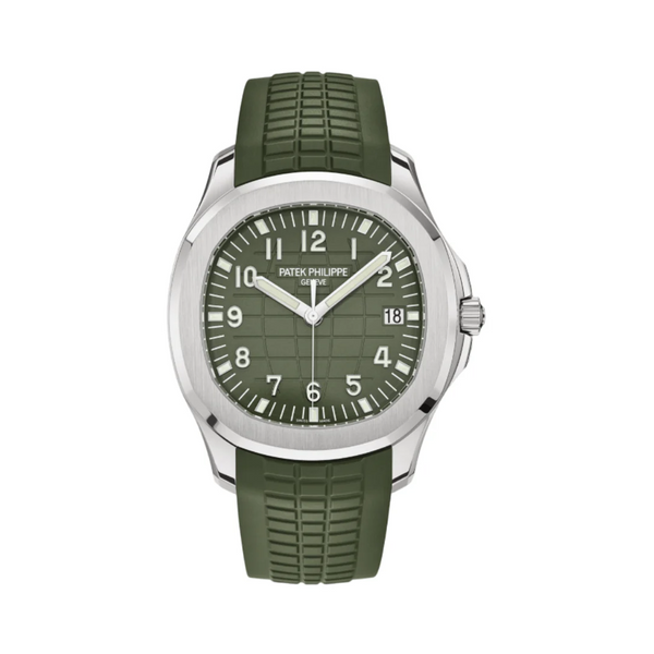 Patek Philippe Aquanaut Jumbo Khaki Green Dial Men's Luxury Watch
