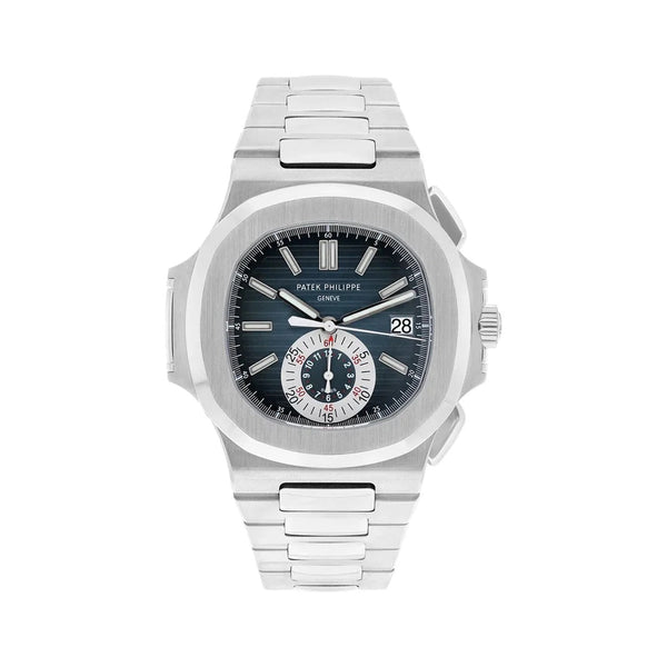 Patek Philippe Nautilus Luxury Watch with Blue Grey Dial Finish