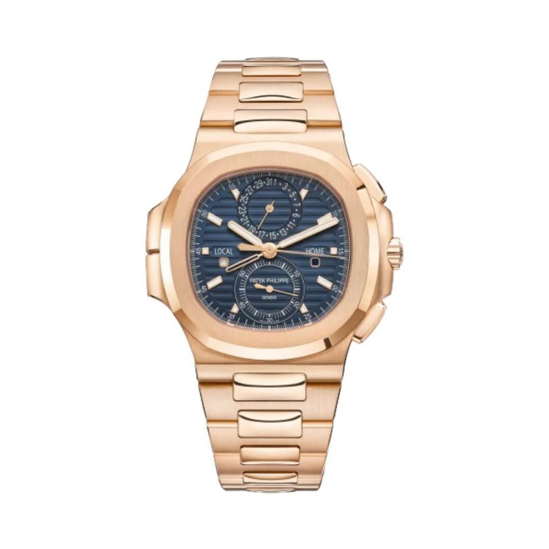 Patek Philippe Nautilus Time Chronograph Men's Everyday Luxury Watch