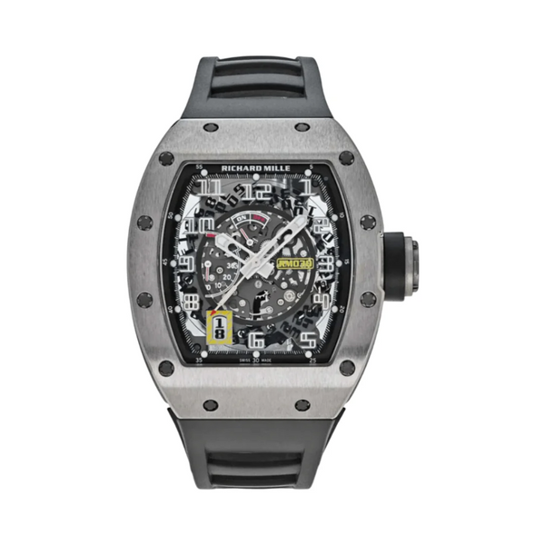 Richard Mille RM030 White Gold Tone Men's Luxury Style Watch