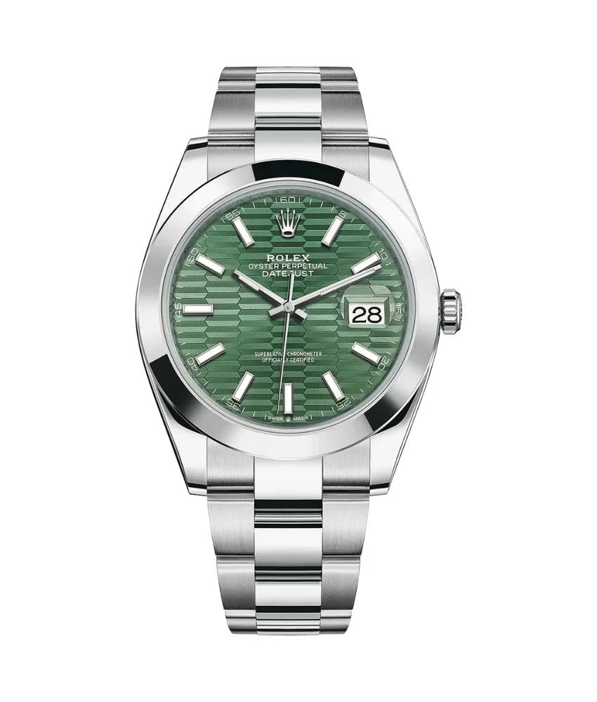 Rolex Datejust Fluted Motif Dial Stainless Steel Luxury Wrist Watch