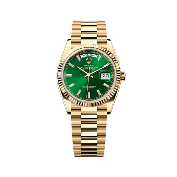 Rolex Day-Date 36mm Women's Automatic Watch with Carnelian Dial