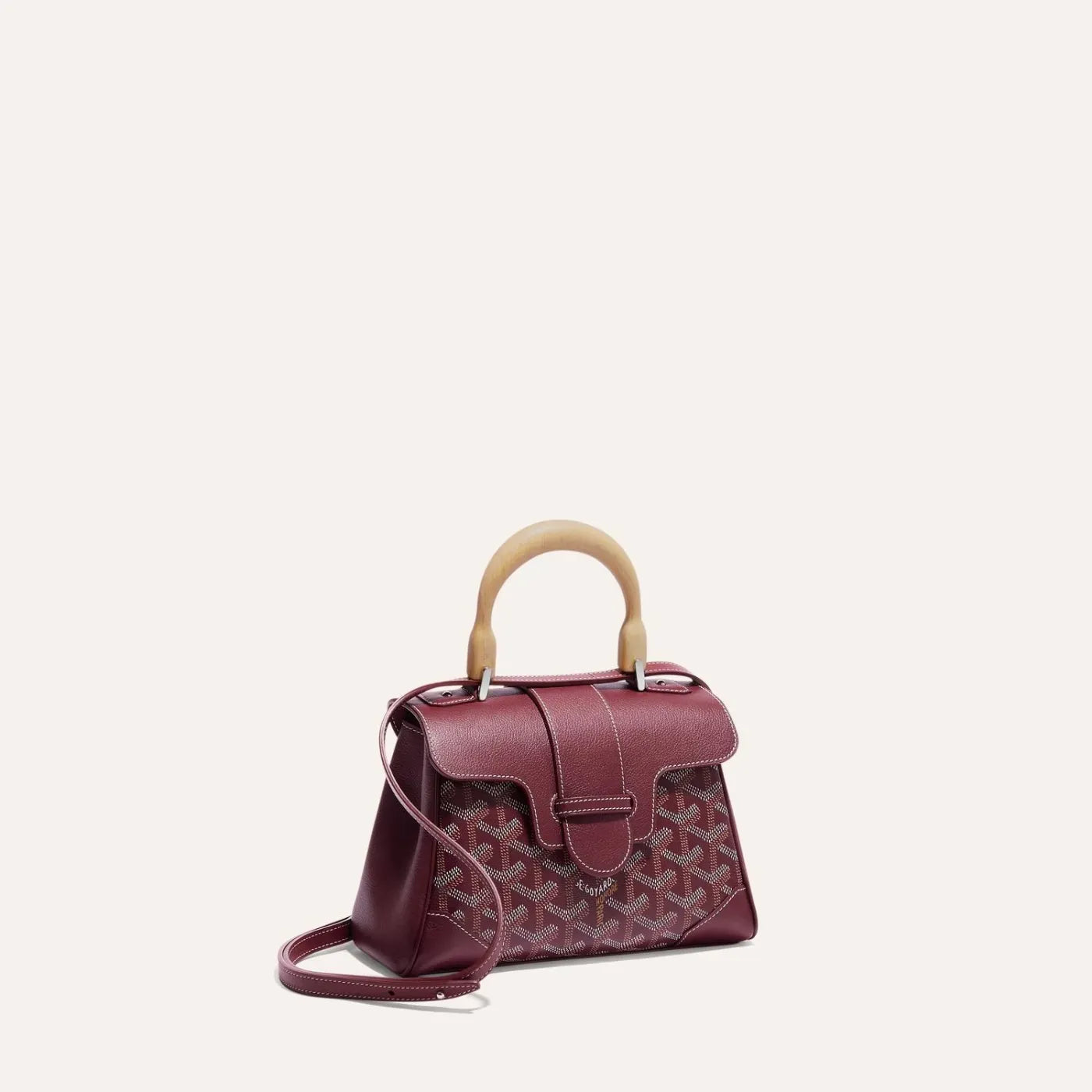 Goyard Saïgon Souple Mini Bag in Burgundy Designer Style Handbag