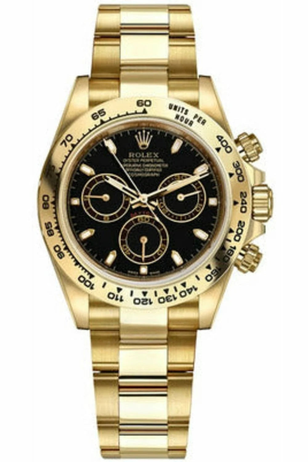 Rolex Cosmograph Daytona Chronograph Watch With Elegant Black Dial Finish