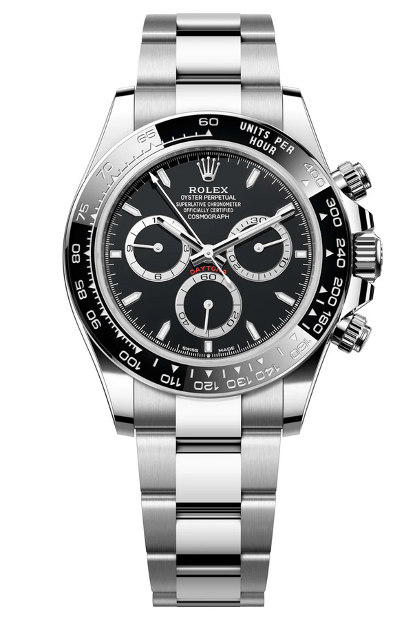 Rolex Cosmograph Daytona Oystersteel 40mm Black Dial Luxury Watch