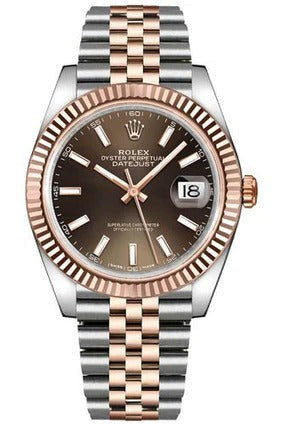 Rolex Datejust 41mm Automatic Rose Gold Steel Two-Tone Watch