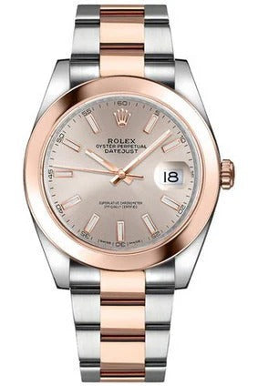 Rolex Datejust 41mm Sundust Dial Everose Rolesor Men's Luxury Watch