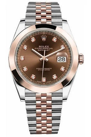 Rolex Datejust 41mm Stainless Steel and 18kt Rose Gold Watch