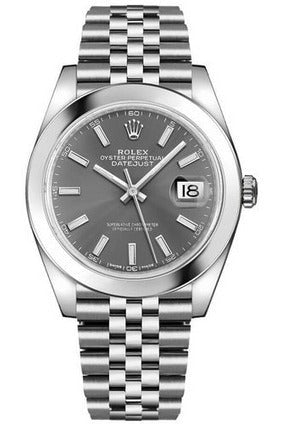 Rolex Oyster Perpetual Datejust Stainless Steel 41mm Men's Watch