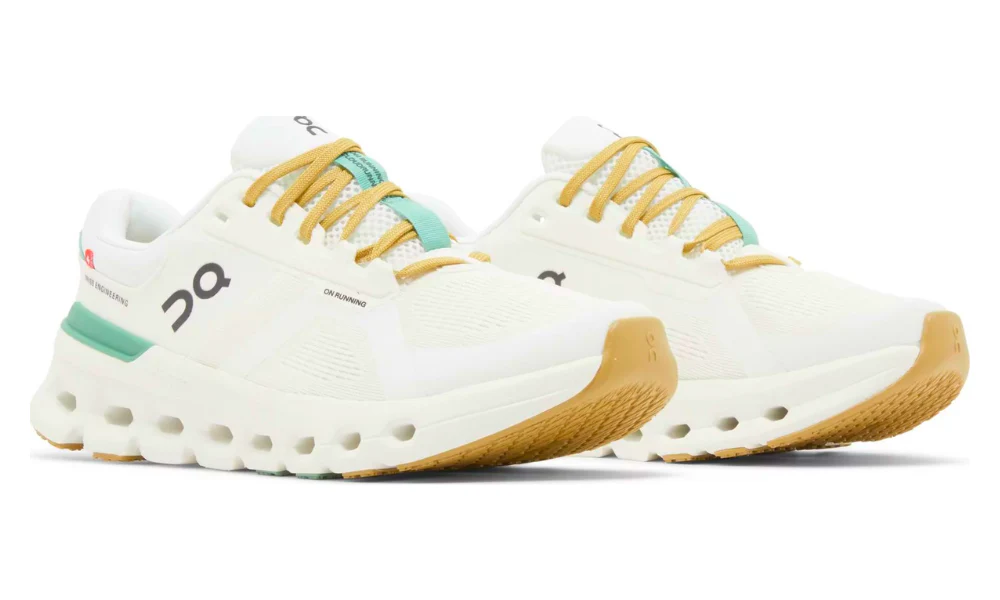 On Cloudrunner 2 Undyed Green Supportive Cushioned Running Shoes