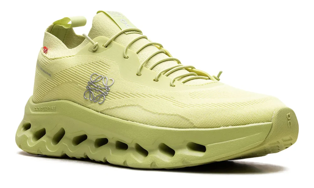 Loewe x On Running Cloudtilt Lime Green Lightweight Mesh Sneakers