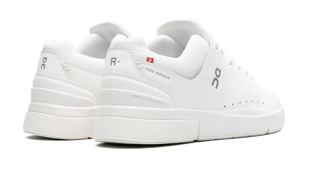 On Running The Roger Advantage 2 White Undyed Tennis Inspired Sneakers