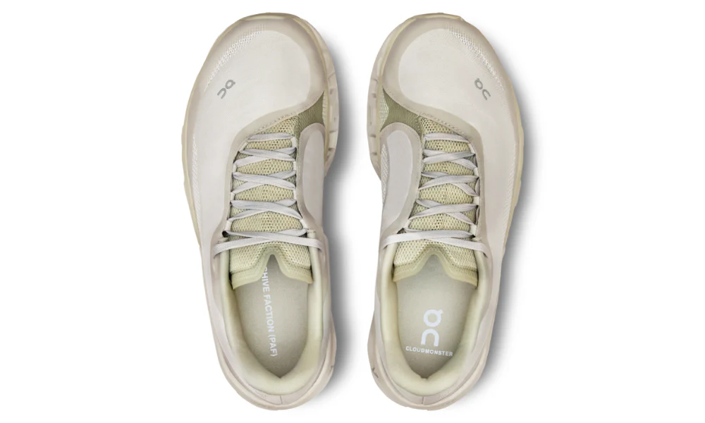 On Cloudmonster 2 PAF Moondust Chalk Maximum Cushioning Running Shoes